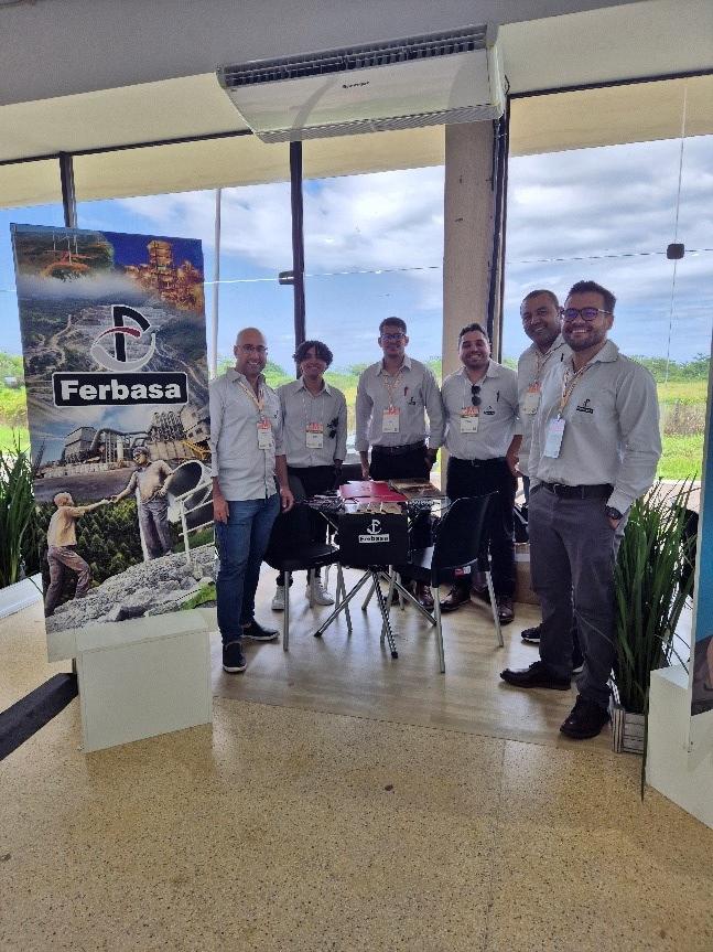 Time Ferbasa no 6° Seminário de Mineração da Bahia (SEMBA). Foto: Divulgação.