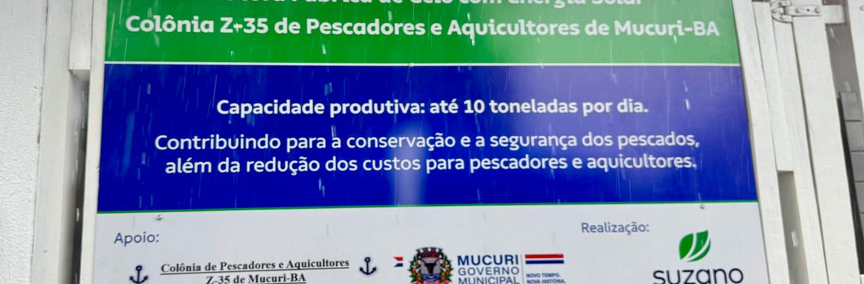 Marco inicial para obras da Fábrica de Gelo de Mucuri aconteceu nesta terça-feira