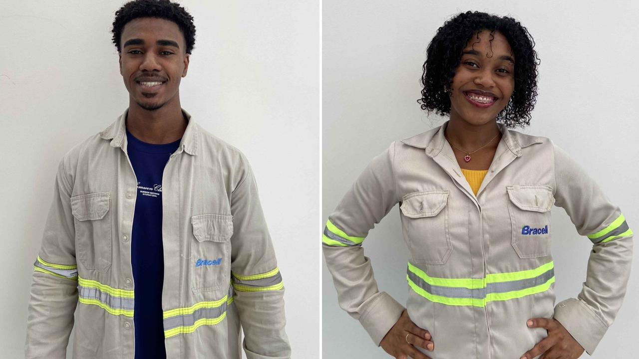 Noeldson e Ailla são jovens aprendizes da Bracell