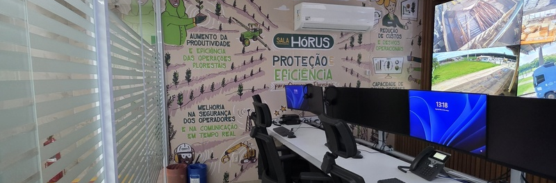 Veracel Celulose inaugura sala de controle com foco nas operações florestais