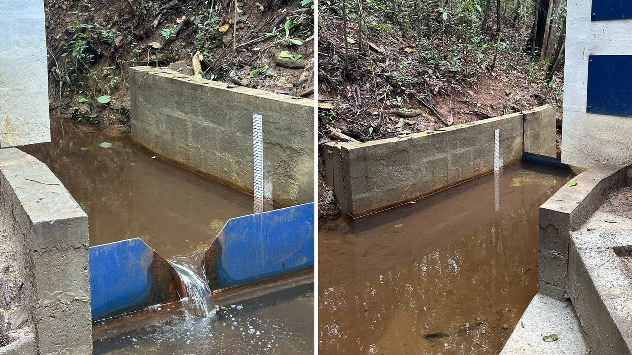 Vertedouro da Bracell na Bahia