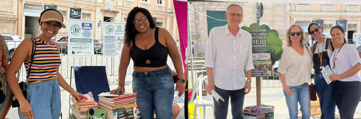 Projeto #CirculeUmLivro mobilizou mais  de 500 exemplares na Flipelô 2025